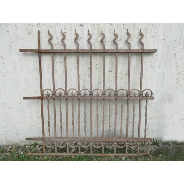 Wonderful piece of architecture. Heavy and sturdy. The piece does show signs of age-related wear including rust, flaking...