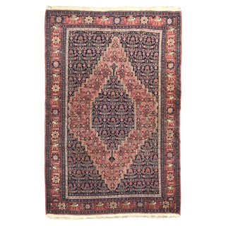 Antique Senneh Rug, 1890s For Sale