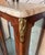 Late 19th Century Late 19th Century Louis XVI Style Showcase Vitrine in Walnut with Geometrical Marquetry For Sale - Image 5 of 18