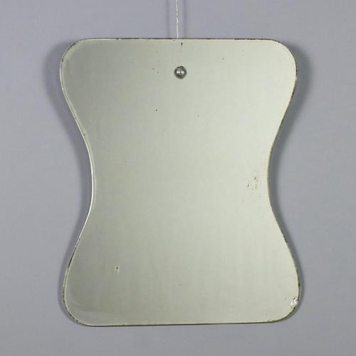 Vintage Shaped Mirror, 1950s For Sale - Image 9 of 9