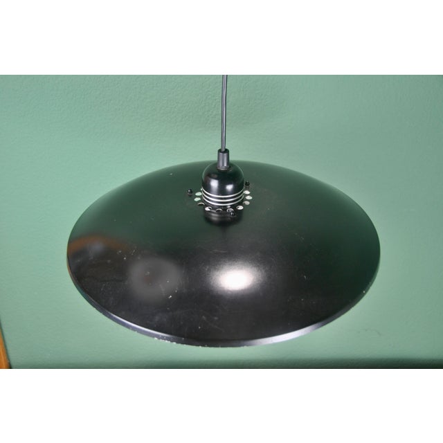 Danish Lamp in Black, 1970s For Sale - Image 9 of 11