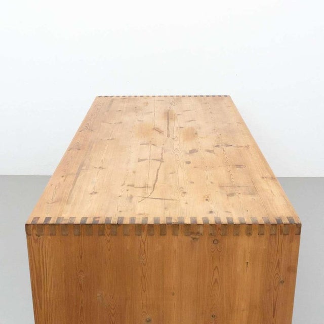 Mid-Century Modern Rationalist Wood Table, 1960 For Sale - Image 4 of 16