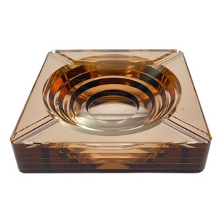 Saint-Gobain Glass Ashtray by Jean Luce, 1920s For Sale