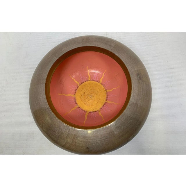 (YOU CAN MAKE REASONABLE OFFERS). This unique wooden bowl is about 17" in diameter, 7.5" high and about 7.5 lb in weight....