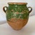 Antique French Green Partially Glazed Pottery Vase With Handles For Sale - Image 10 of 10