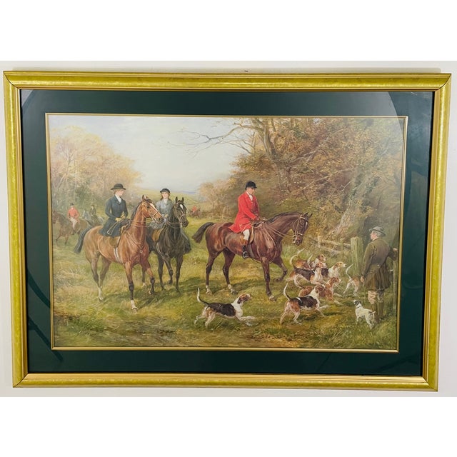 Heywood Hardy English Fox Hunt Print Chairish