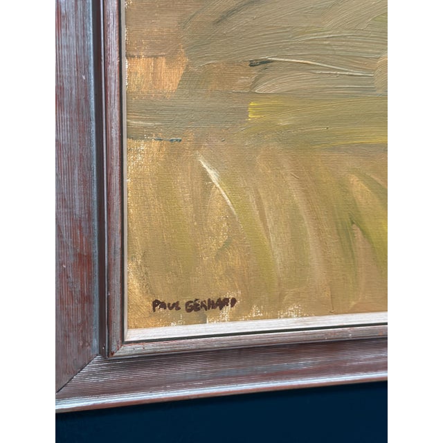 Paul Gerhard, Landscape, 1960s, Oil on Canvas, Framed For Sale - Image 7 of 18