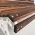 Brown Art Deco Italian Wooden and White Cast Iron Bench, 1930s For Sale - Image 8 of 18