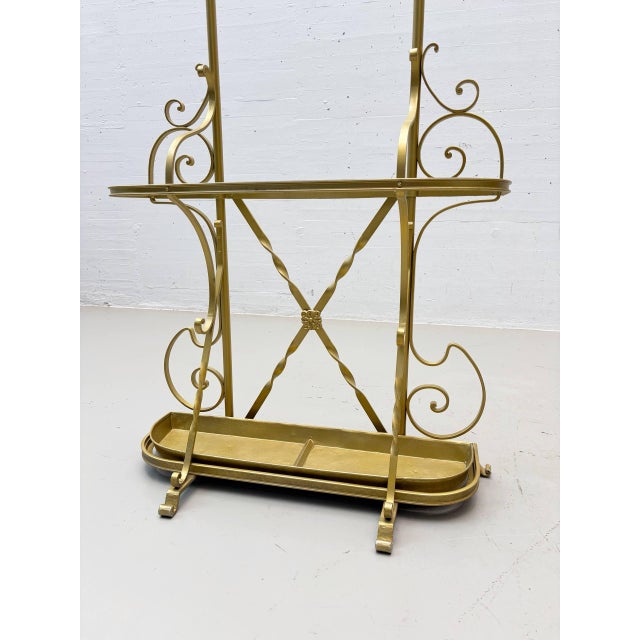 1950s Cold-Forged Iron Wardrobe from G. Fluss, 1956 For Sale - Image 5 of 18