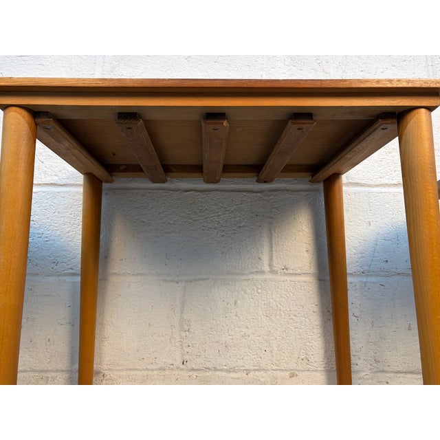Mid 20th Century Teak Nesting Table Set Attributed to Poul Hundevad For Sale - Image 10 of 12