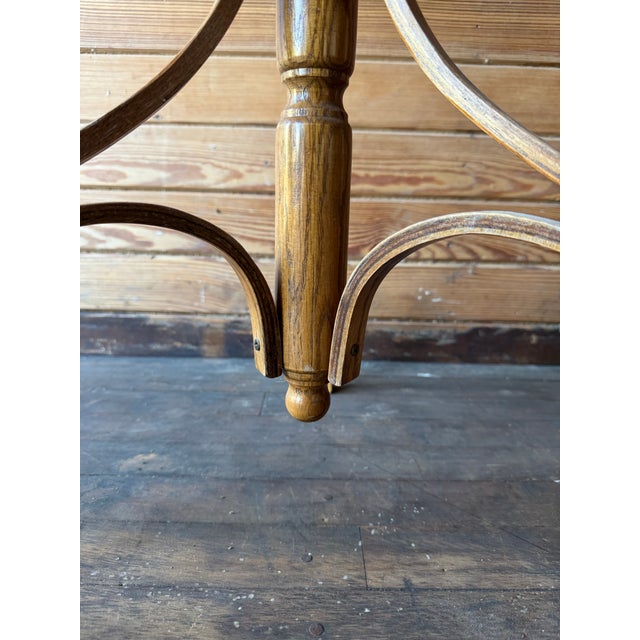 Mid 20th Century Early 20th Century Thonet-Style Oak Bentwood Coat & Hat Rack/Hall Tree For Sale - Image 5 of 8