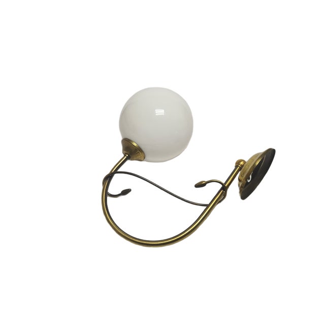 1950s Vintage Art Deco Wall Lamp, Poland, 1950s For Sale - Image 5 of 7