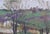 Realism Antique Impressionism Oil Painting, Ukrainian Rural Landscape Art, 1982 34-50 For Sale - Image 3 of 6