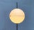 Rare Space Age floor lamp with height-adjustable ball. A small but impressive object. A luminous ball on a pole. The large...