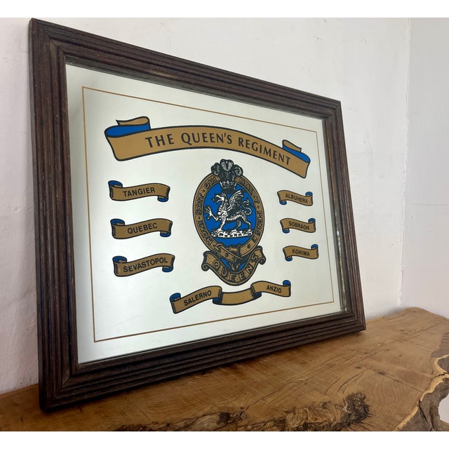 Vintage British Printed Mirror, 1960s For Sale - Image 10 of 16