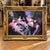 Figurative European Salon Scene Wall Art – Elegant Ladies in Conversation With Ornate Gold Leaf Frame For Sale - Image 3 of 3