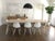 2010s Andrianna Shamaris St. Bart White Washed Teak Wood Dining Table For Sale - Image 5 of 5