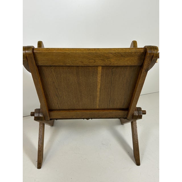 Glastonbury Art & Craft Armchair, England, 1890 For Sale - Image 5 of 10