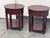 Wood Pottery Barn Valencia Oval Nightstands, Pair For Sale - Image 7 of 12