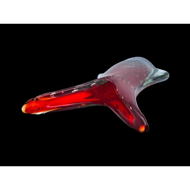 Murano Glass Vase in Sommerso and Bullicante Glass from Manifattura Di Murano, 1980s For Sale - Image 4 of 7