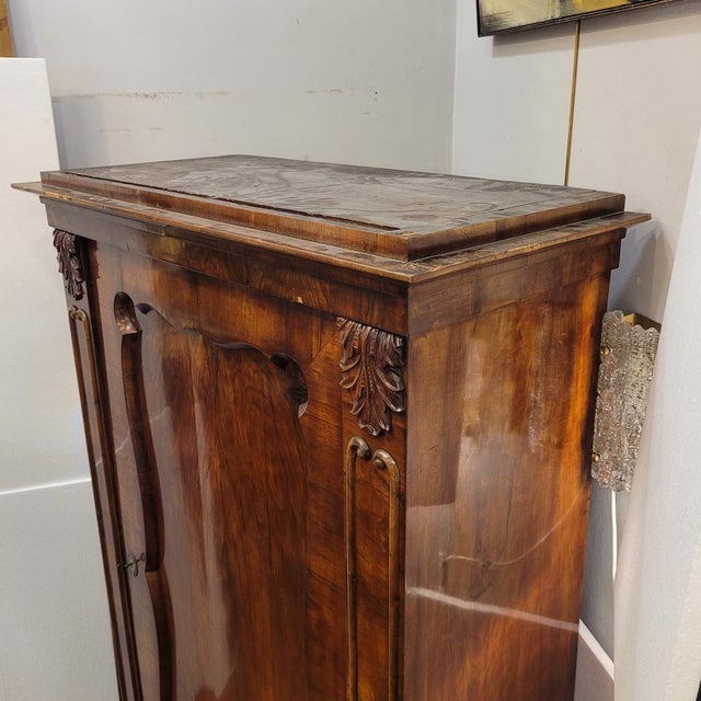 Biedermeier Style Wardrobe / Cabinet in Ash Wood, Germany, 1840 For Sale - Image 9 of 18