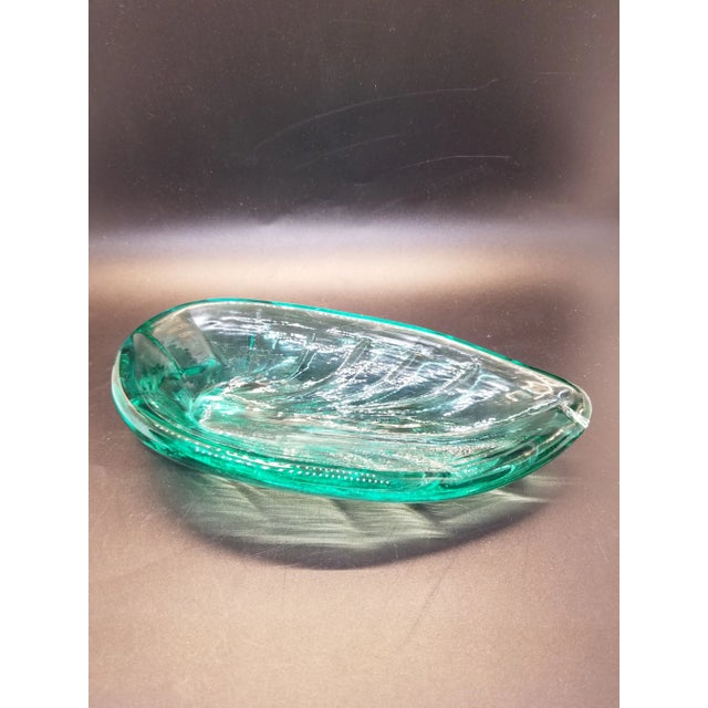 Vintage Recycled Glass Bowl/Catchall For Sale - Image 4 of 4