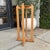 Mid 20th Century Solid Oak Wood Pedestal Planter Stand For Sale - Image 5 of 5