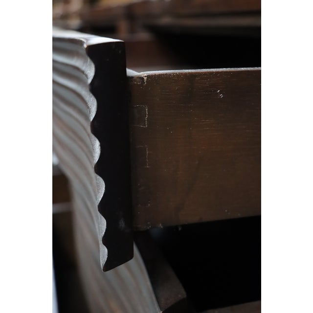 Wood Brownstone Furniture Reeded Front Nightstands – Pair For Sale - Image 7 of 13