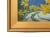 Lavender Silvio Silvestri, Listed Artists Mountain Landscape Oil Painting Including the Antiqued Gold Frame For Sale - Image 8 of 12