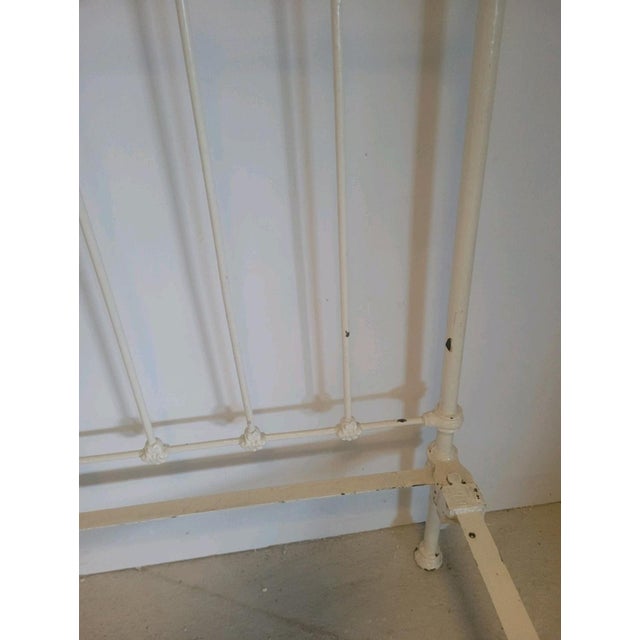 Antique Style Wrought Iron Bed, 1950s For Sale - Image 10 of 12