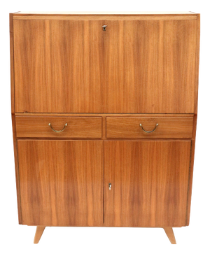 Vintage Secretaire with Drawers, 1960s