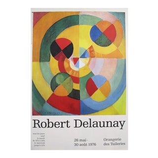 1976 Original French Exhibition Poster, Robert Delaunay, Orangerie Des Tuileries For Sale