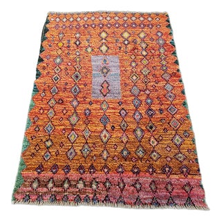 Vintage Afghan Handmade Rug, 2010s For Sale