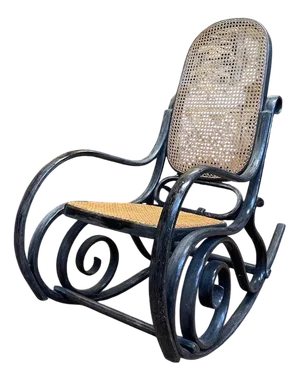 Stained Bentwood Rocking Chair