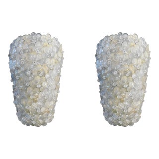 1960s Millefiori Sconces by Barovier E Toso, a Pair For Sale