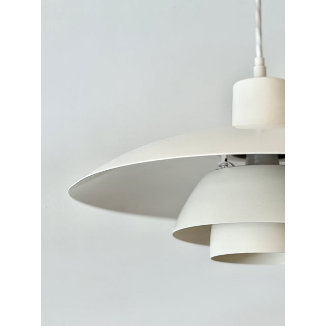 White PH 4/3 Pendant Lamp by Poul Henningsen for Louis Poulsen, Denmark, 1960s For Sale - Image 12 of 18