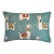 Reversible Woven Lama Accent Pillow and Insert For Sale