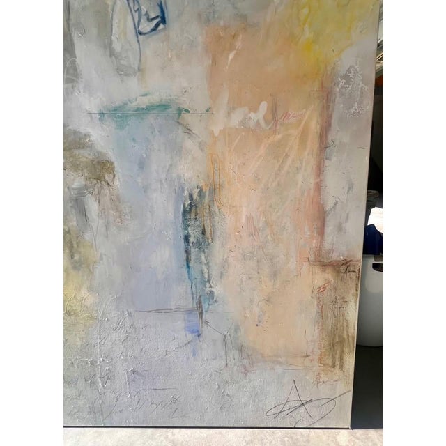 Mixed Media Original Painting by North Carolina Amy Gordon 48" x 60" It's All Right is the name for this oversized...