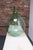 French Provincial Vintage Italian Mouth Blown Glass Bulbous Demijohn in Seafoam Green For Sale - Image 3 of 18