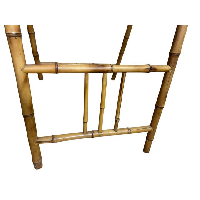 Bamboo Psyche Mirror, 1970 For Sale - Image 13 of 14