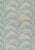 Momeni Contemporary Indoor/Outdoor Riviera Palm Rug in Aqua, 5'3" x 7' For Sale