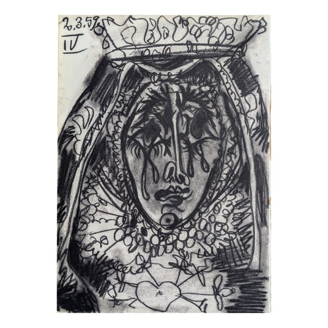 Pablo Picasso, Weeping Queen, 1961, Lithograph For Sale