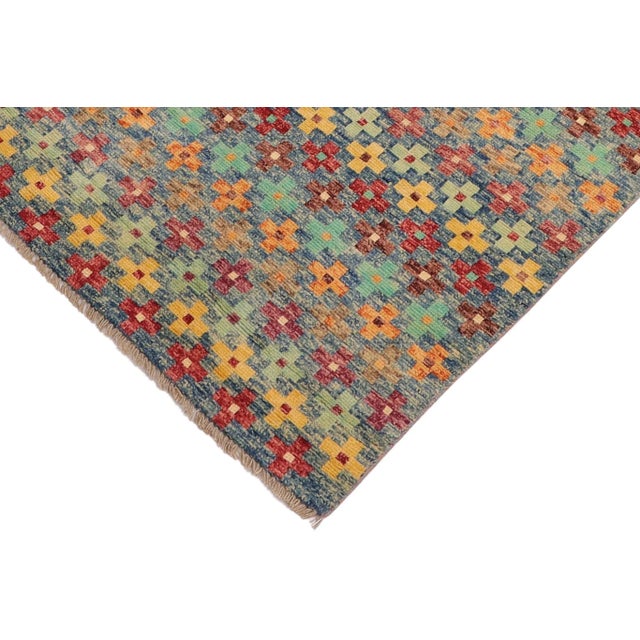 Contemporary Balochi Kara Hand Knotted Wool Rug - 3'4'' X 5'1'' For Sale - Image 4 of 10