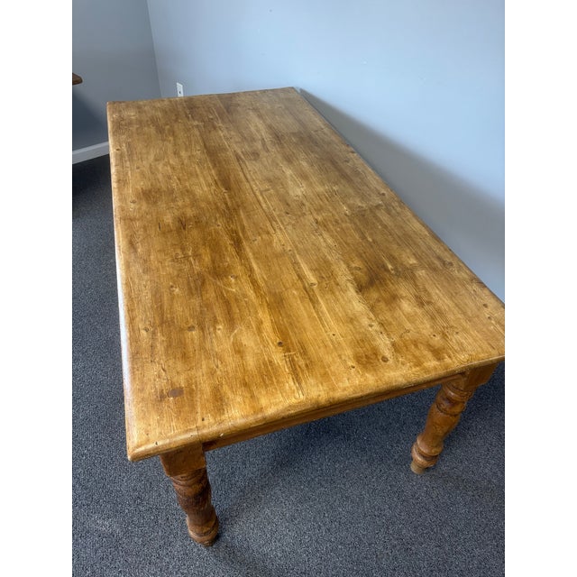 19th Century English Pine Table For Sale In Naples, FL - Image 6 of 10