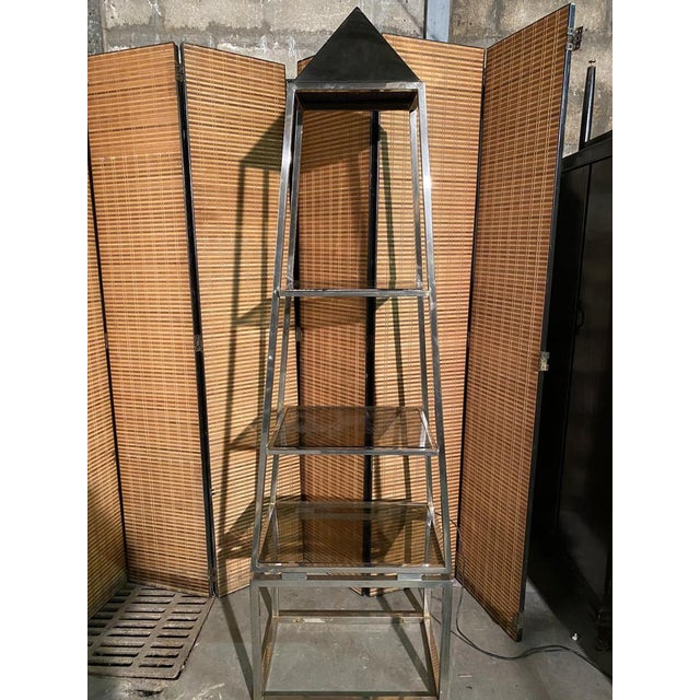 Pyramid Lighting Shelf, 1970s For Sale - Image 5 of 7
