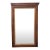 Vintage Victorian Style Mahogany Wall Mirror For Sale