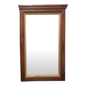 Vintage Victorian Style Mahogany Wall Mirror