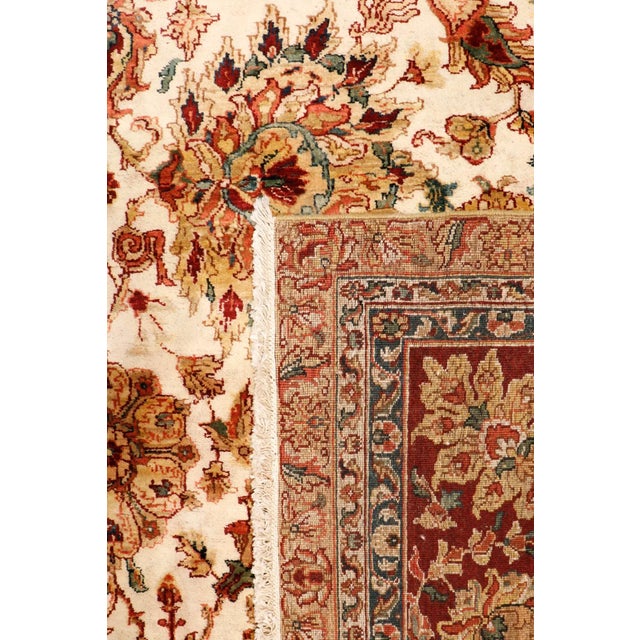 2020s Pasargad Home Agra Beige Wool Area Rug-12' 2" X 16' 4" For Sale - Image 5 of 7