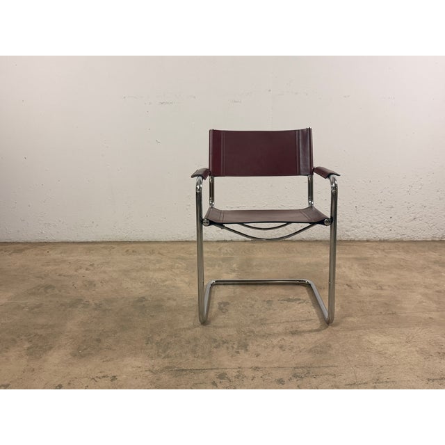 MG5 Cantilever Chair in Leather by Mart Stam for Matteo Grassi, 1970s For Sale - Image 6 of 15