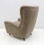 Gio Ponti Mid-Century Modern Bouclè High Back Armchair by Isa Bergamo, 1950 For Sale - Image 4 of 9